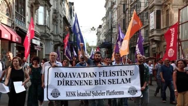 Rojava’dan Filistin’e Onurlu Bir Yaşam İçin Direniş Sürüyor!
