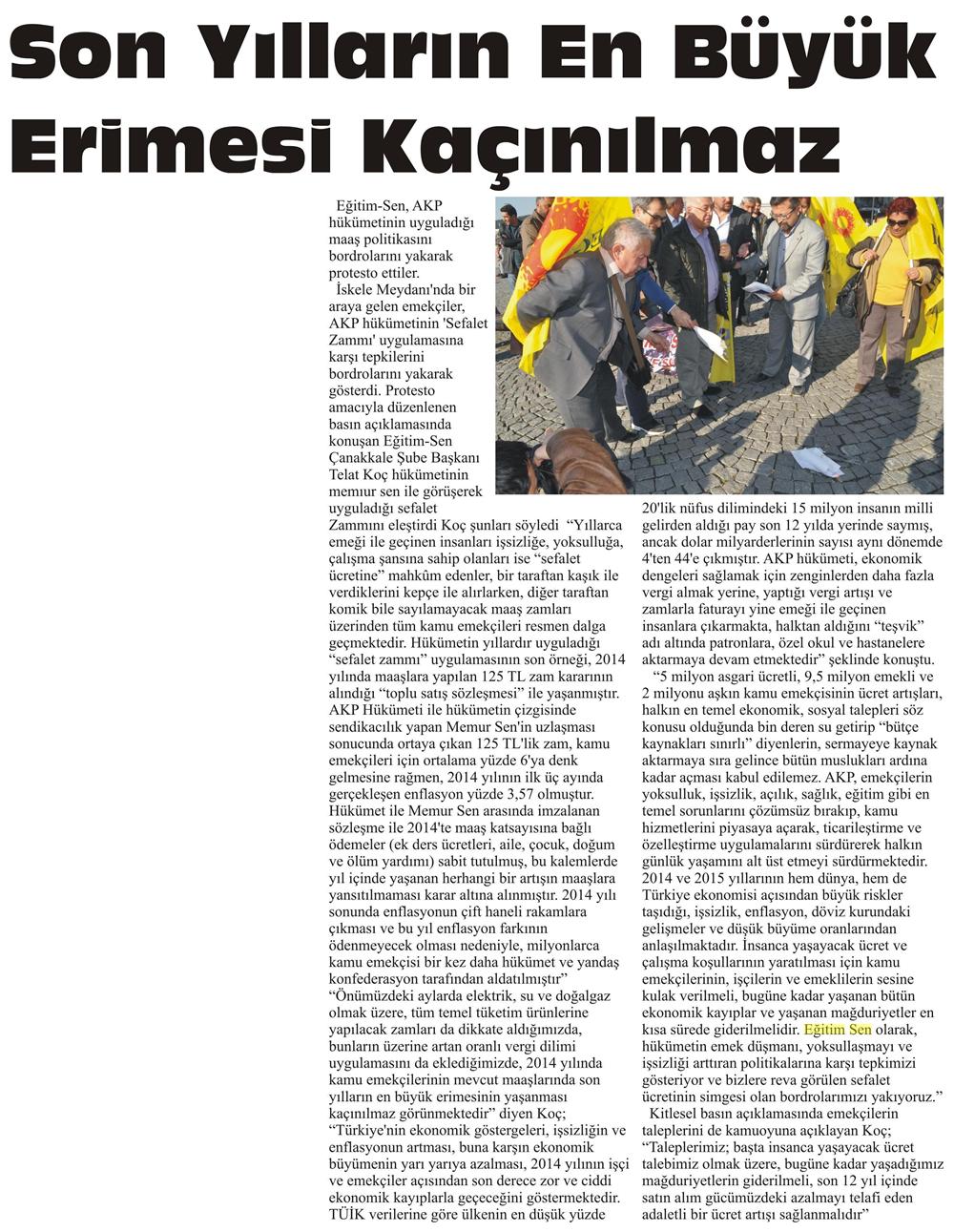 Son Yılların En Büyük Erimesi Kaçınılmaz - Biga'nın Sesi