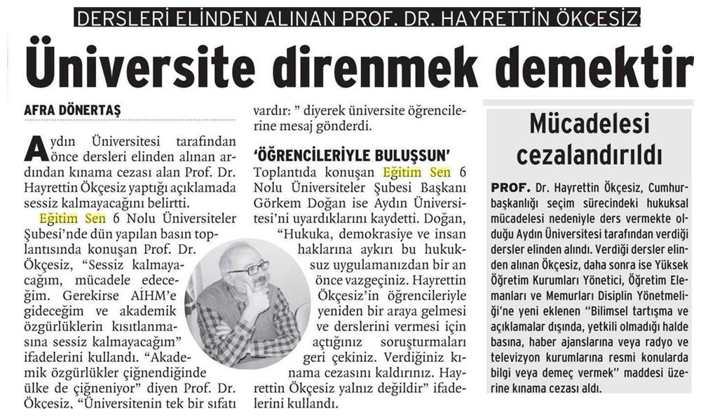 Üniversite Direnmek Demektir - Birgün