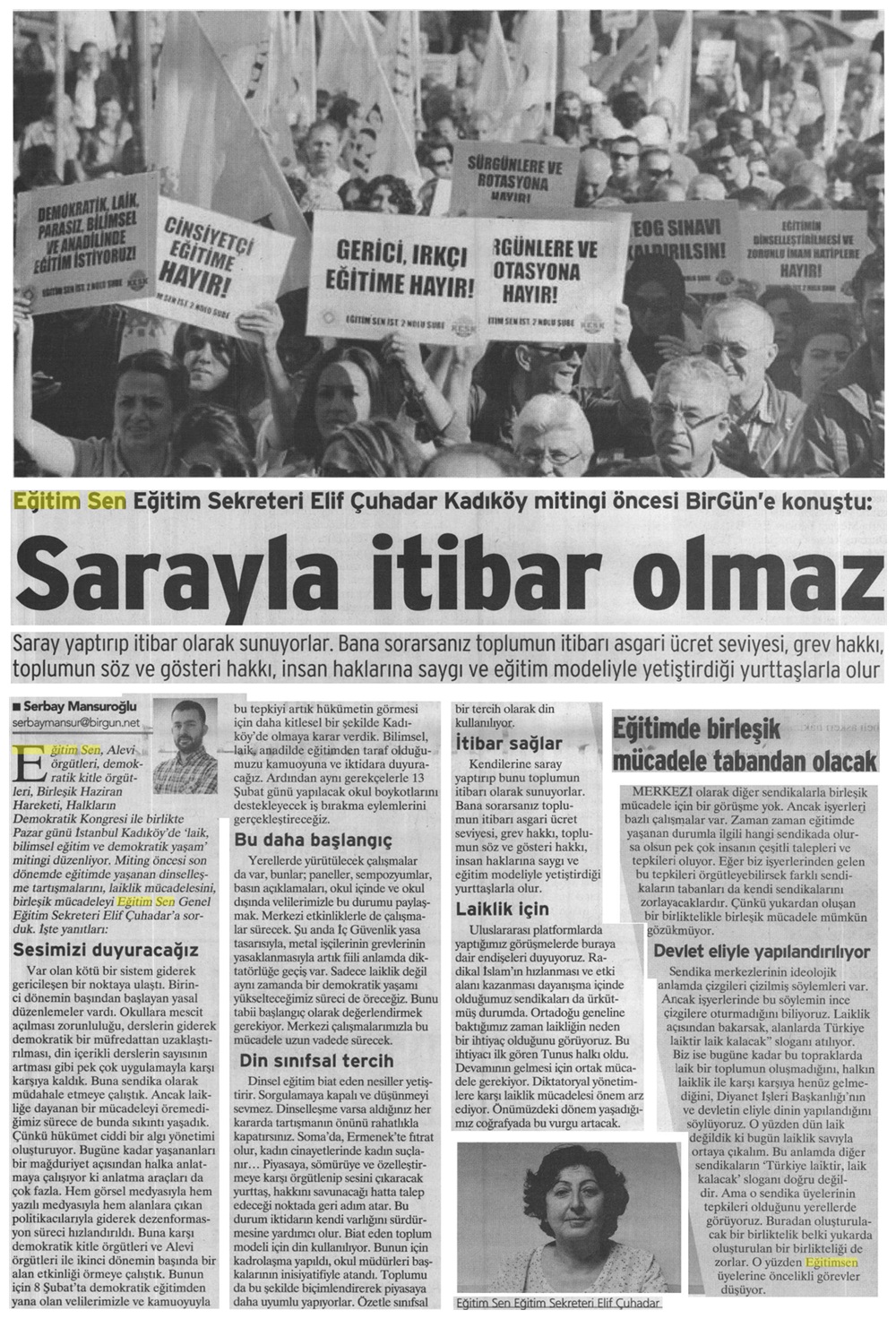 Abay Ortaokuluna İmam Hatip Kararı - Birgün