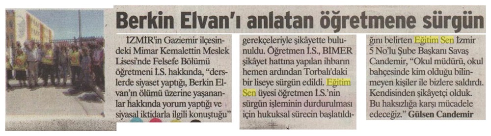 Berkin Elvan'ı Anlatan Öğretmene Soruşturma - Birgün