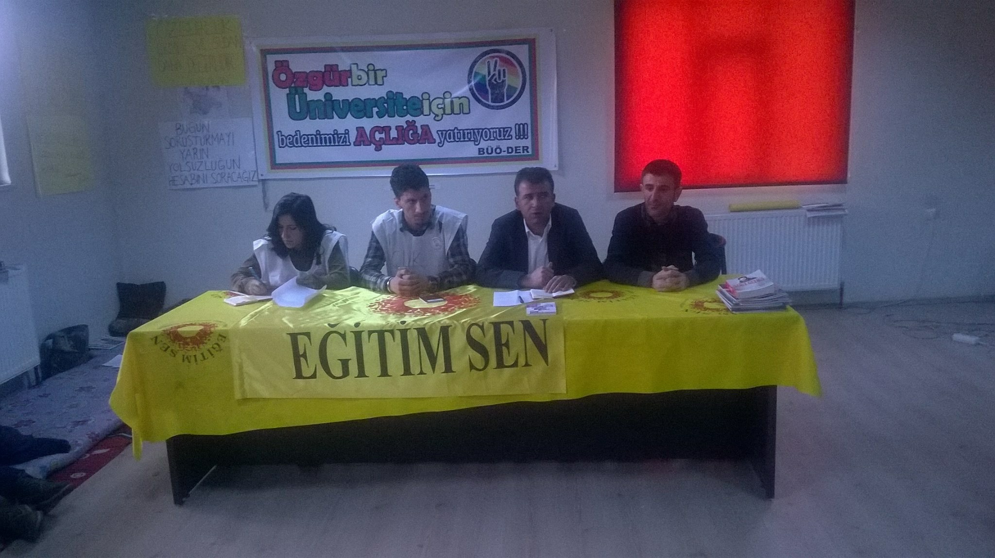 Bingöl Üniversitesi Rektörü ile Açlık Grevindeki Öğrencilerin Sorunlarıyla İlgili Görüştük