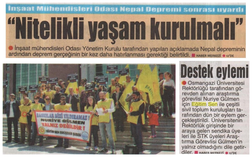 Destek Eylemi - İstikbal (Eskişehir)