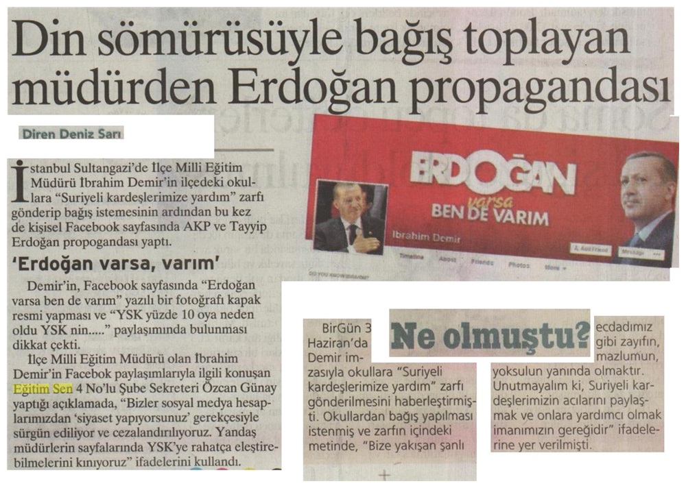 Din Sömürüsüyle Bağış Toplayan Müdürden Erdoğan Propagandası - Birgün