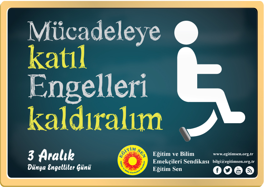 Engellilerin Yaşamını Zorlaştıran Tüm Engeller Kaldırılmalıdır!