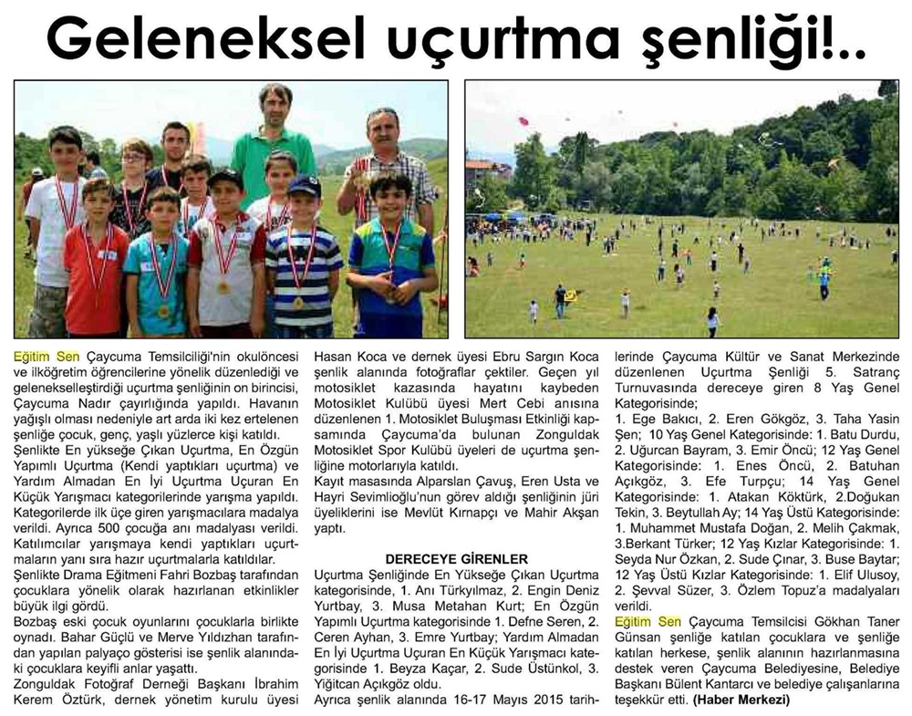 Geleneksel Uçurtma Şenliği - Önder (Zonguldak)
