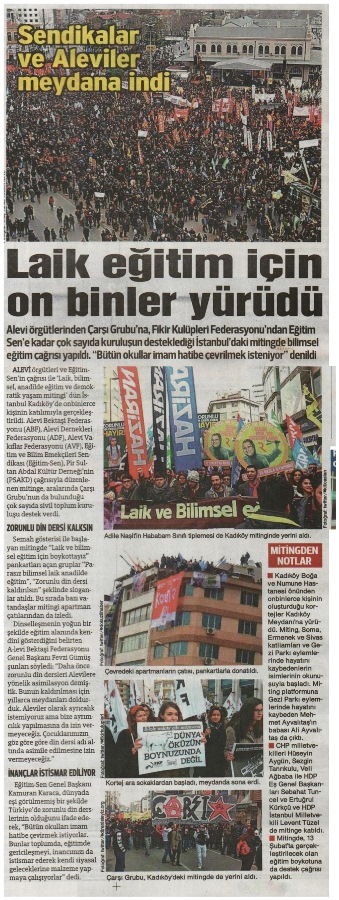 Laik Eğitim İçin On Binler Yürüdü - Sözcü