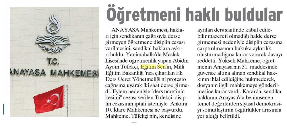 Öğretmeni Haklı Buldular - Birgün
