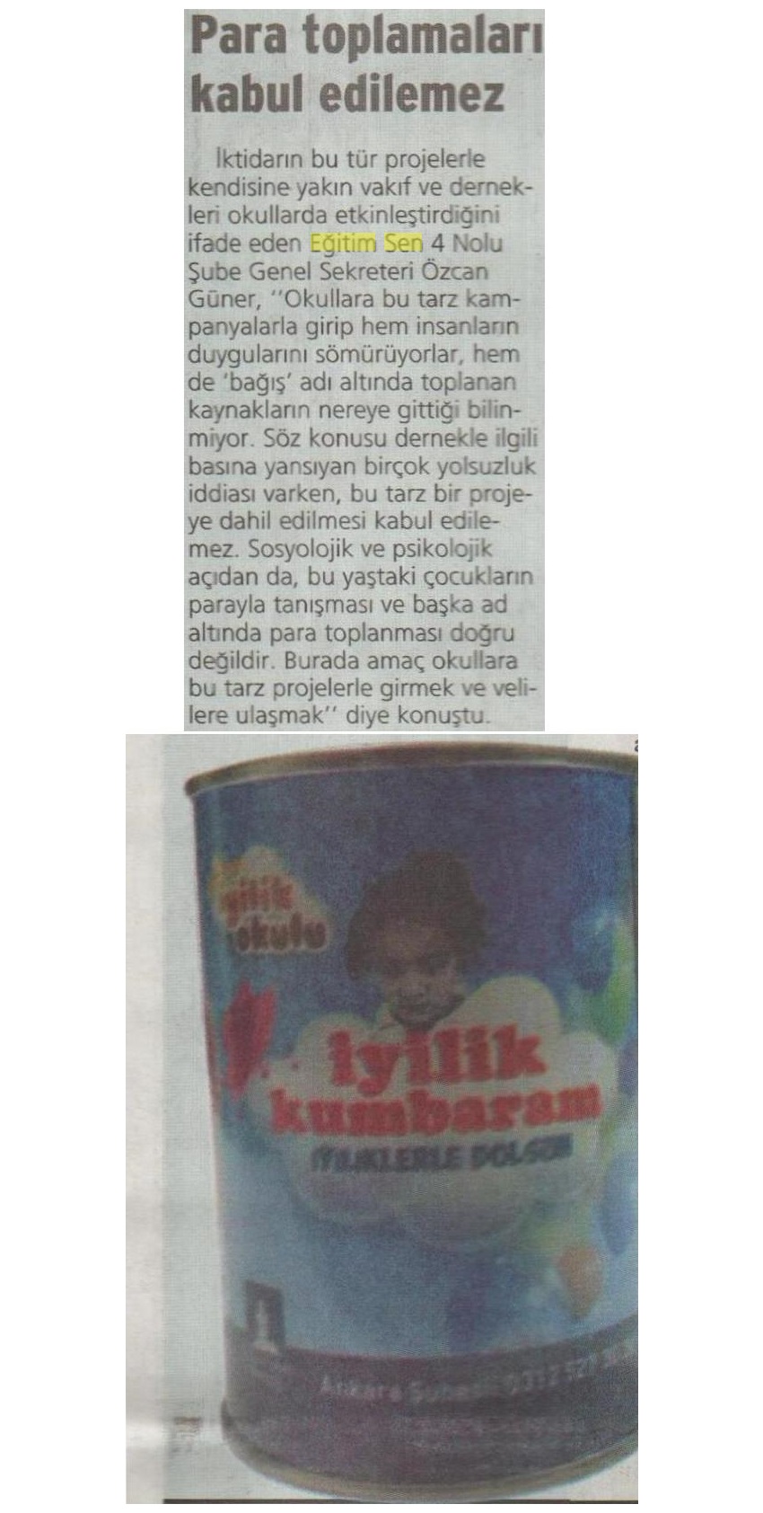 Para Toplamaları Kabul Edilemez - Birgün