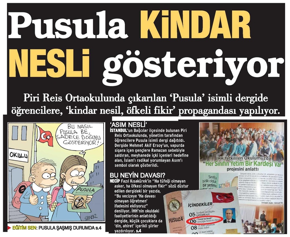 Pusula Kindar Nesli Gösteriyor - Evrensel