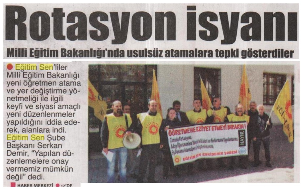 Rotasyon İsyanı - İstikbal (Eskişehir)