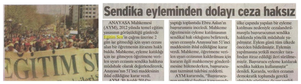 Sendika Eyleminden Dolayı Ceza Haksız - Birgün