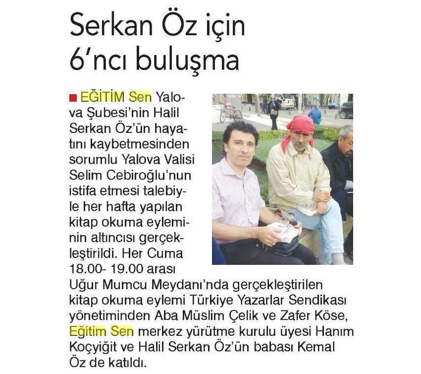 Serkan Öz İçin 6. Buluşma - Birgün