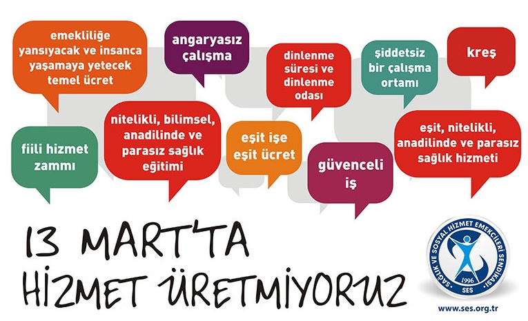 SES’in Grevini Destekliyoruz
