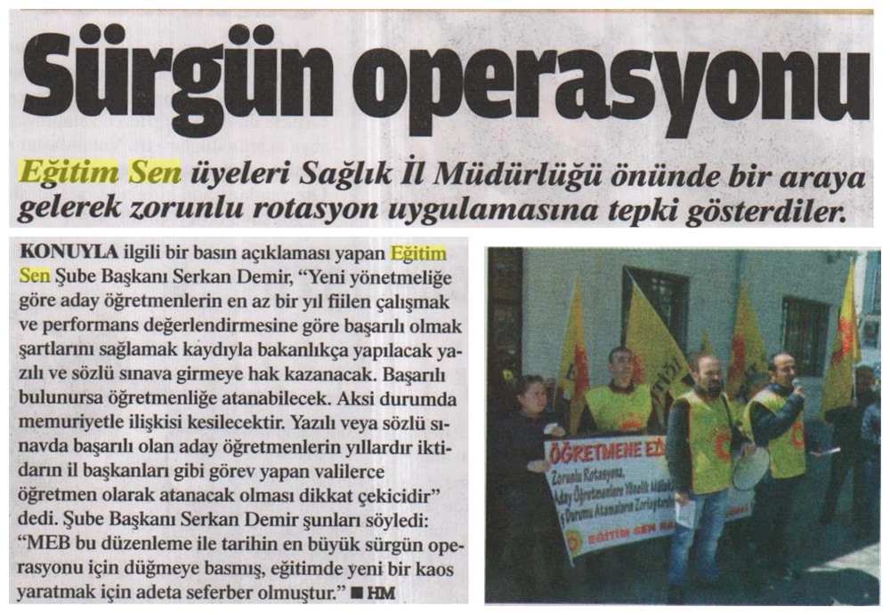 Sürgün Operasyonu - Şehir (Eskişehir)