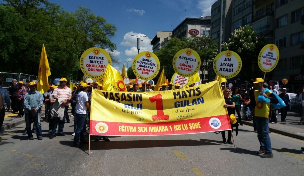 1 Mayıs Coşkusu On Binlerce Emekçiyi Birleştirdi