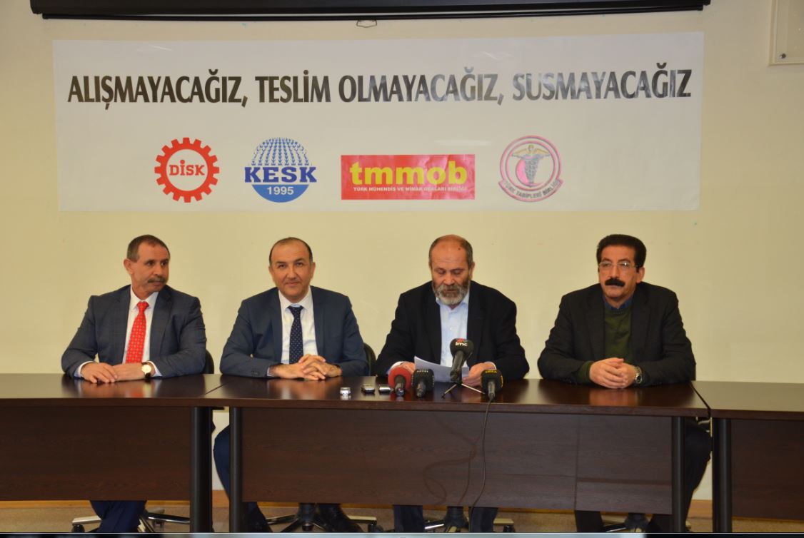 Alışmayacağız! Teslim olmayacağız! Susmayacağız!