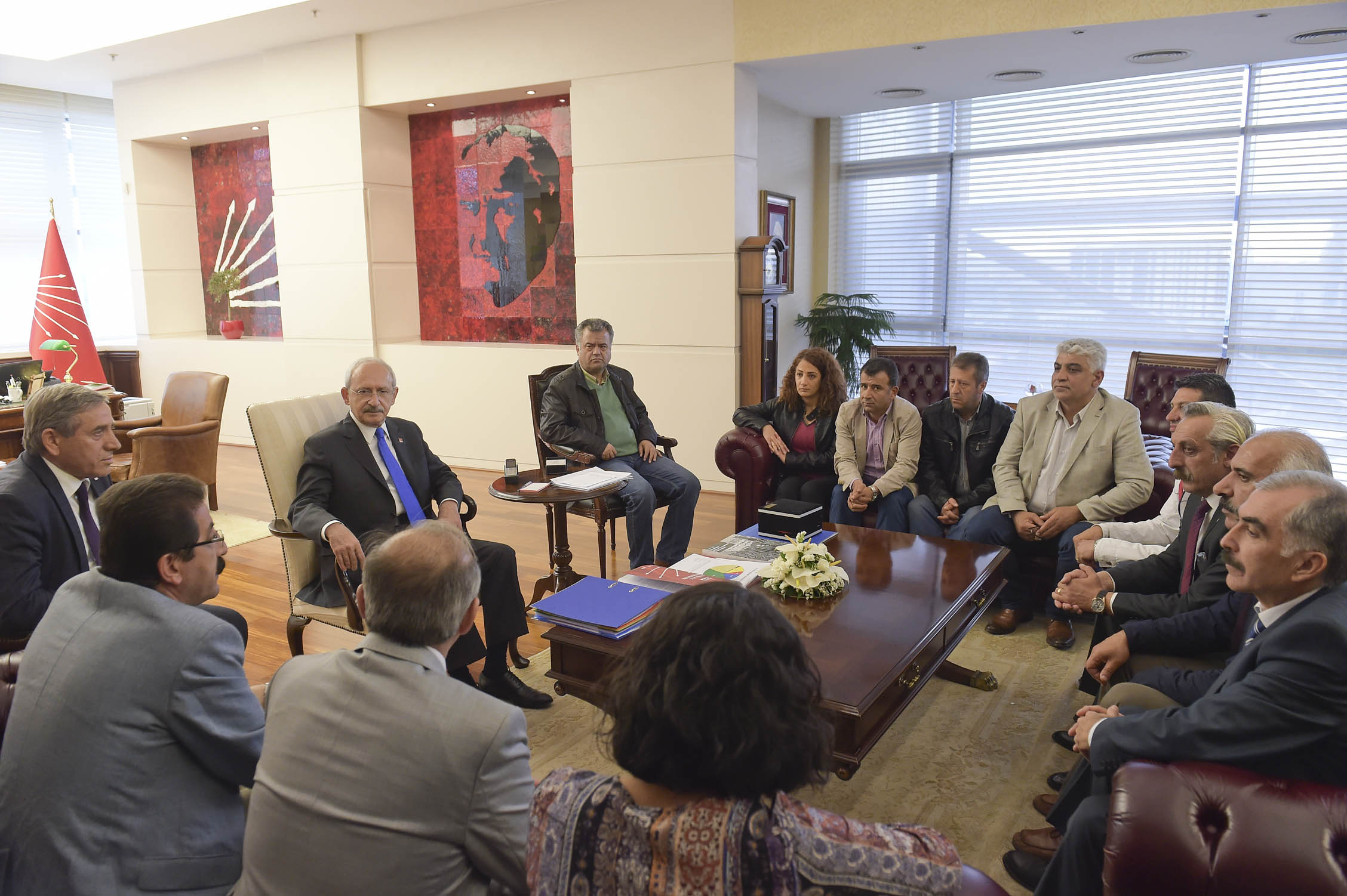 CHP Genel Başkanı Kılıçdaroğlu’na Destek Ziyareti