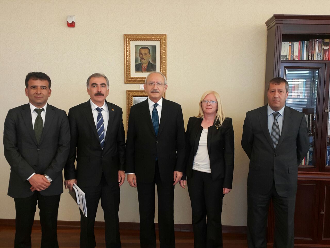 Eğitim Sen MYK Üyeleri CHP’yi Ziyaret Etti