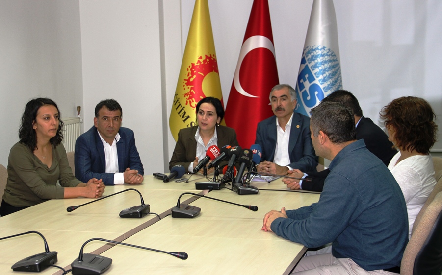 HDP'den Eğitim Sen'e Destek Ziyareti
