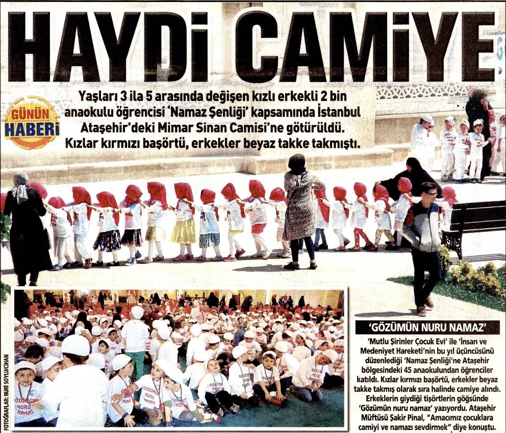 Oyun Çağındaki Çocukları Camiye Götürmek Zihinsel Gelişimleri Açısından Sakıncalıdır!