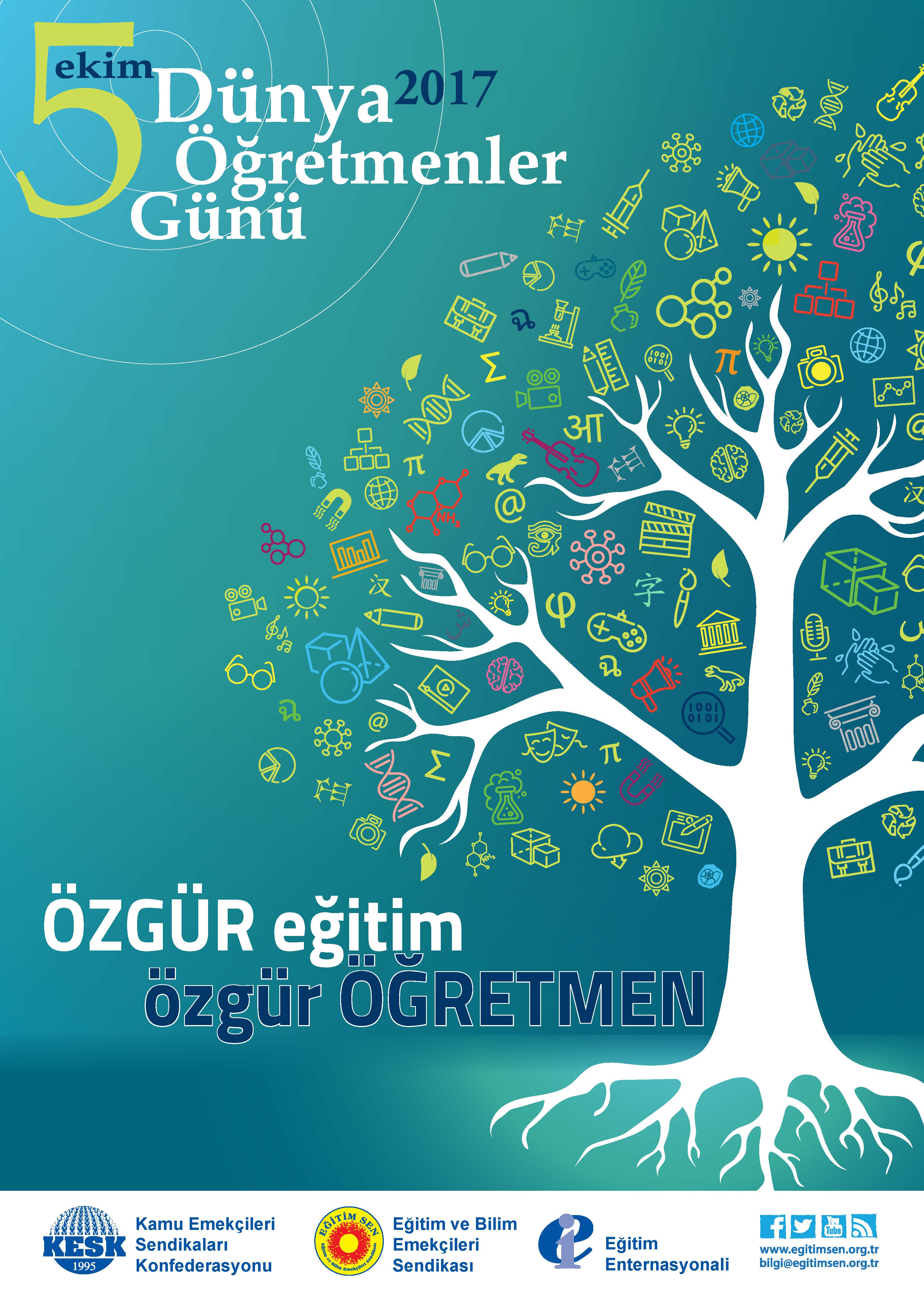 5 EKİM DÜNYA ÖĞRETMENLER GÜNÜ KUTLU OLSUN!
