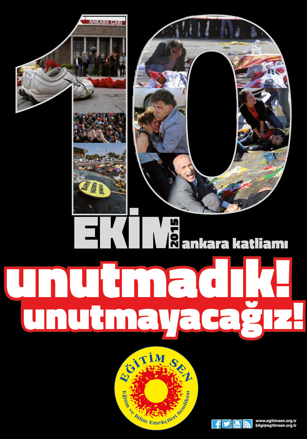 10 Ekim Ankara Katliamının Yıl Dönümünde Barış Güvercinlerimizi Anıyoruz