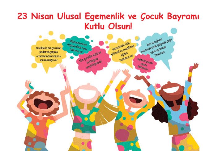 Çocuklarımızın Düşlerinin Gerçeğe Dönüştüğü Günleri Birlikte Yaratma Umudu İle  23 Nisan Ulusal Egemenlik ve Çocuk Bayramı’nı Kutluyoruz!