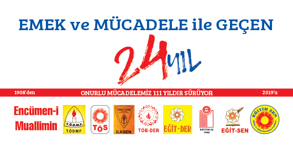 Eğitim Sen’in 24. Mücadele Yılı Kutlu Olsun!