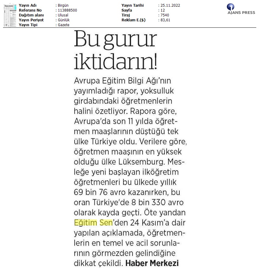 Bu Gurur İktidarın / BirGün