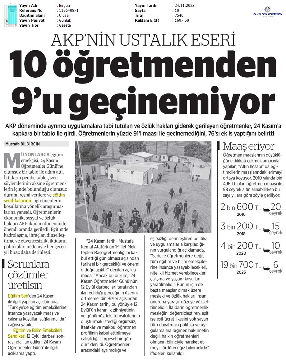 AKP'nin Ustalık Eseri / Birgün