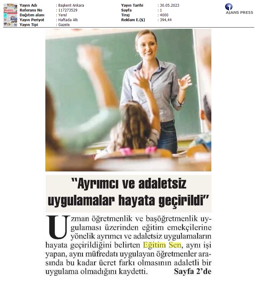 "Ayrımcı ve Adaletsiz Uygulamalar Hayata Geçirildi" / Başkent Ankara