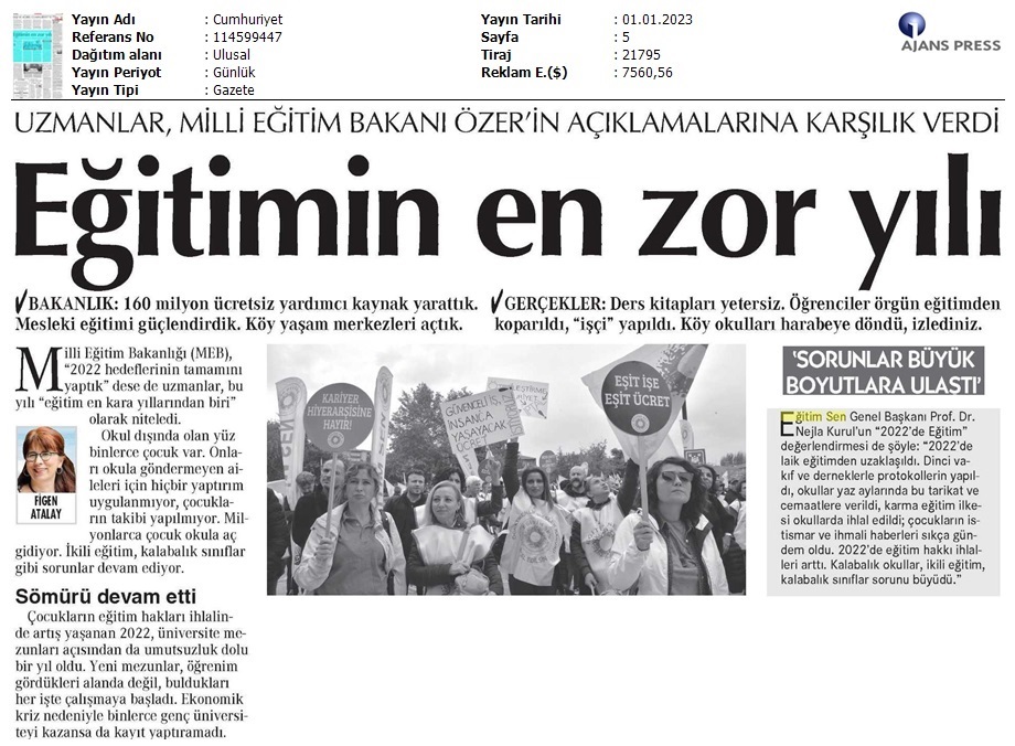 Eğitimin En Zor Yılı / Cumhuriyet