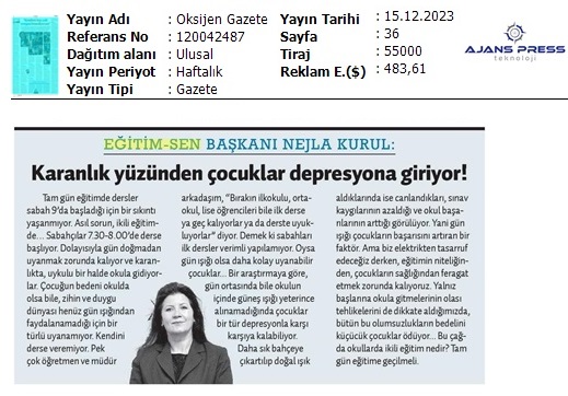 Karanlık Yüzünden Çocuklar Depresyona Giriyor! / Oksijen Gazete