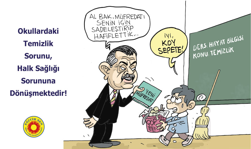 Okullardaki Temizlik Sorunu, Halk Sağlığı Sorununa Dönüşmektedir! Eğitim ve Sağlık Hakkı Kamusal Güvence Altına Alınmalıdır!