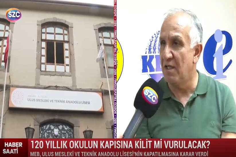 Eğitim Sen Genel Başkanı Kemal Irmak: "Ulus MTAL'nin Kapatılmasına Karşı Yürütmenin Durdurulması Talebiyle Dava Açtık"